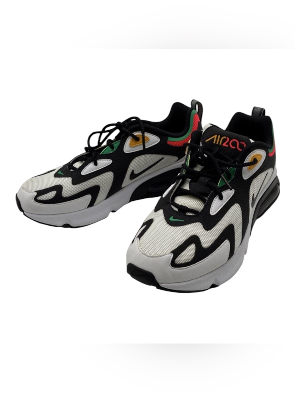 Nike Men’s Air Max Style Sneakers — White, Black, Green, Red, Yellow